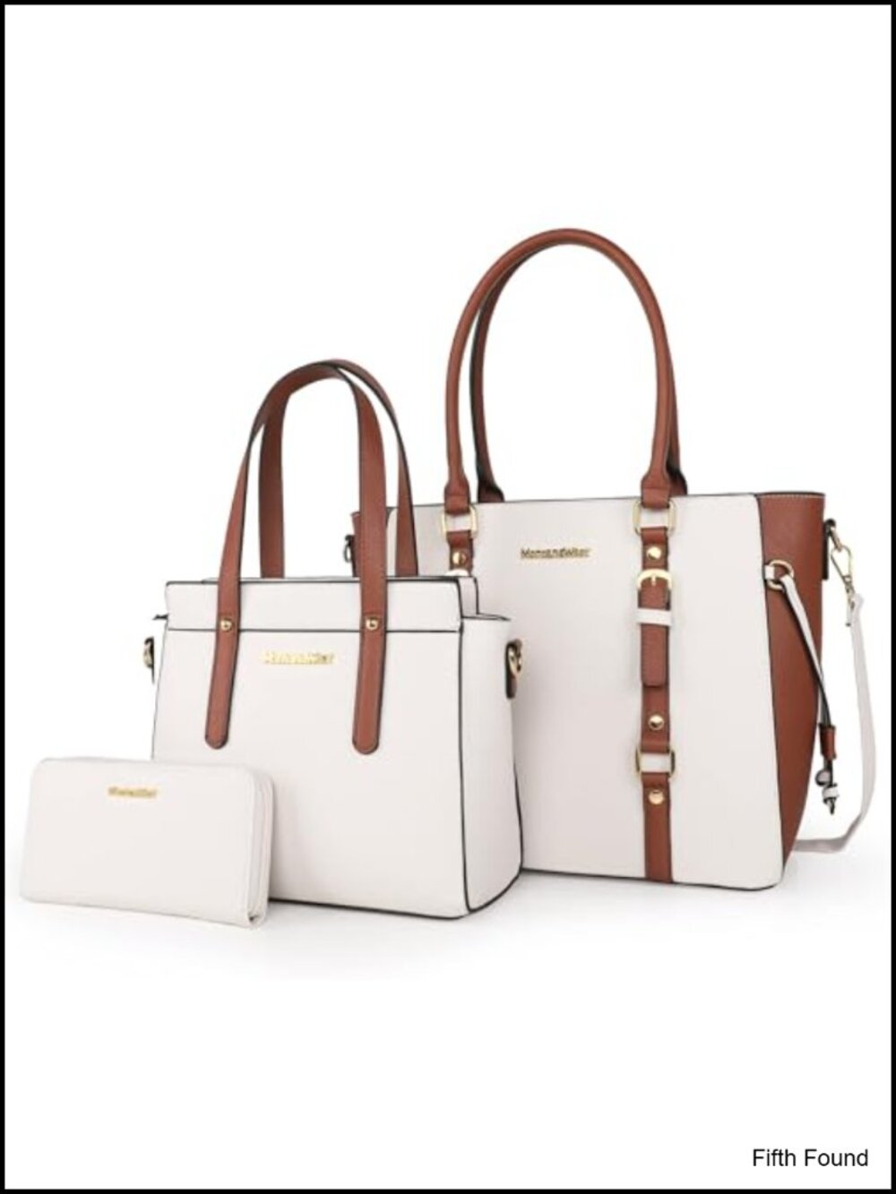 Montana West 3PCS PU Leather Tote Bag Set Wallet Shoulder Satchel